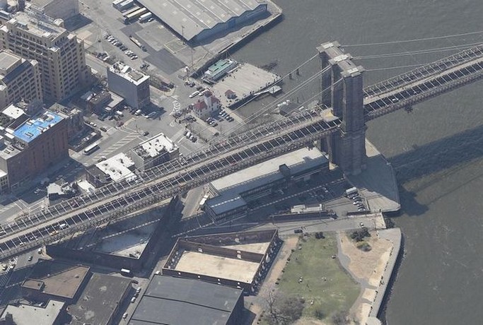 East River Bridge - Brooklyn Bridge: cote manhattan - brooklyn bridges